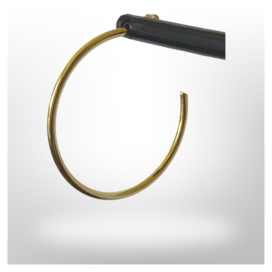 Aros Argollas - Baño de Oro