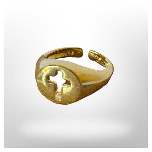 Anillo Ajustable - Cruz