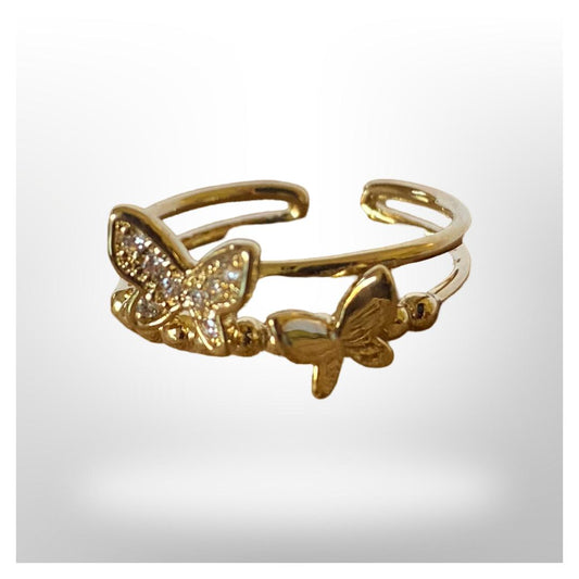 Anillo Ajustable - Mariposas