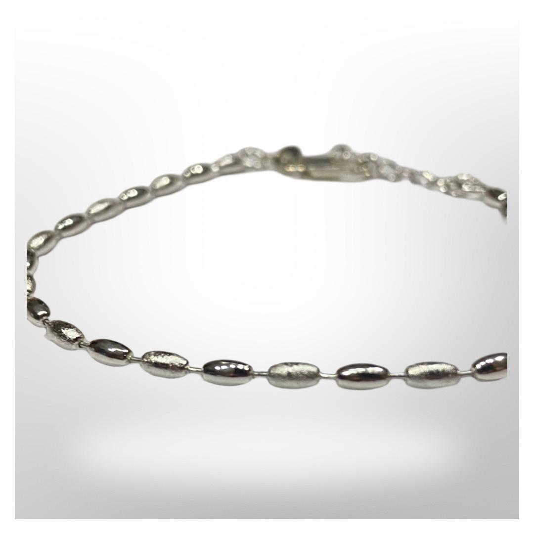 Pulsera Mostacilla - Baño de plata