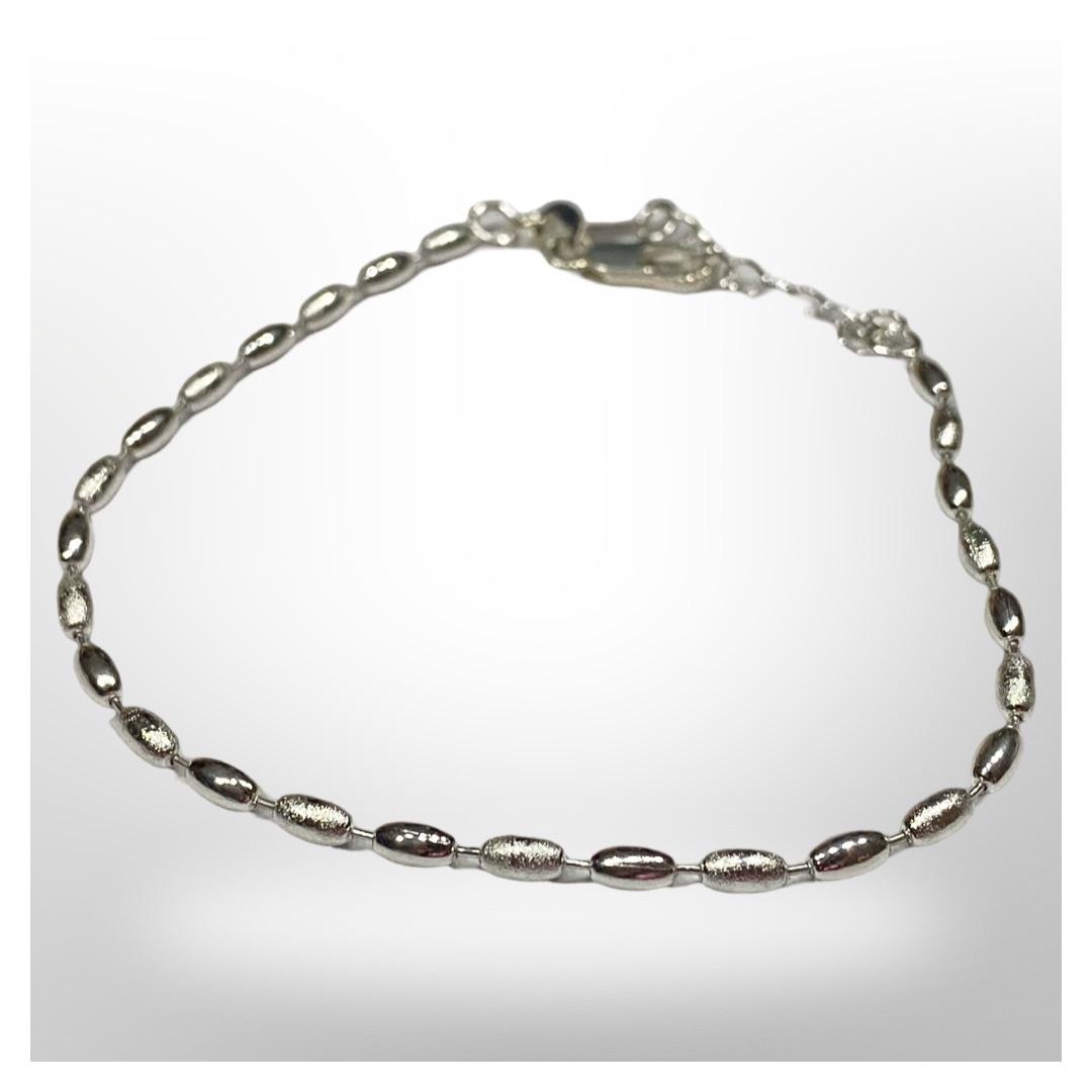 Pulsera Mostacilla - Baño de plata