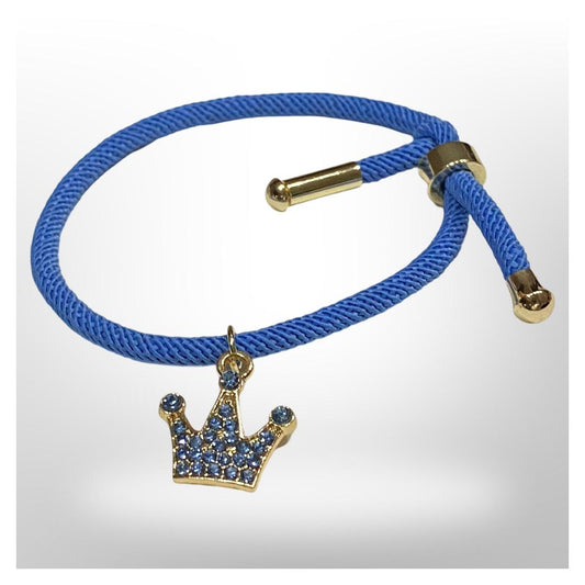 Pulsera Celeste Ajustable - Corona